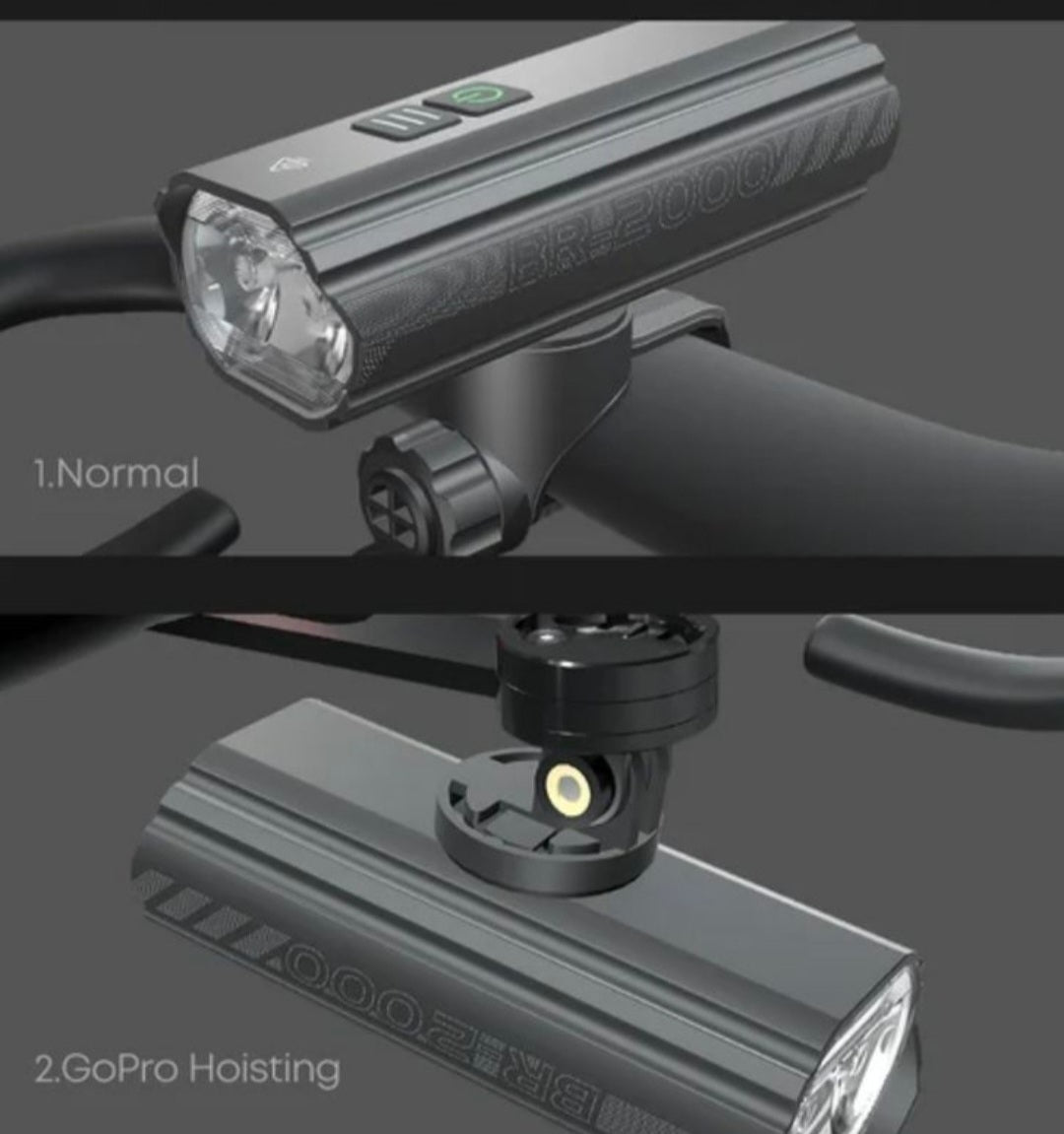 2000 Lumens Bicycle Light - CYCLAMi BR-2000